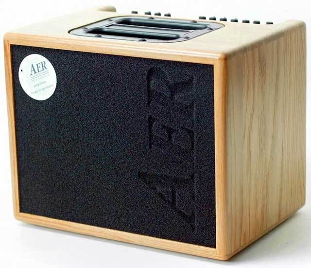 AER Compact 60 Acoustic Guitar Amp - Natural Oak Satin