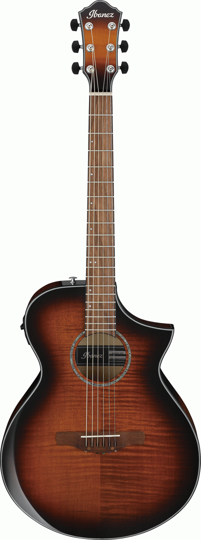 Ibanez AEWC400 Acoustic Guitar - Amber Sunburst High Gloss