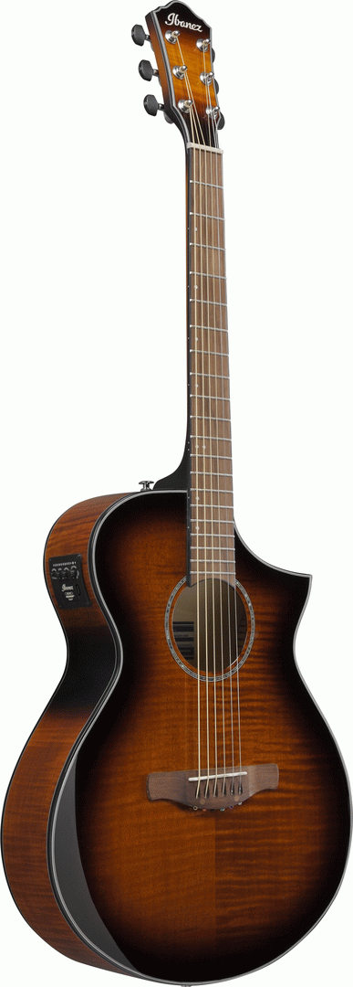 Ibanez AEWC400 Acoustic Guitar - Amber Sunburst High Gloss