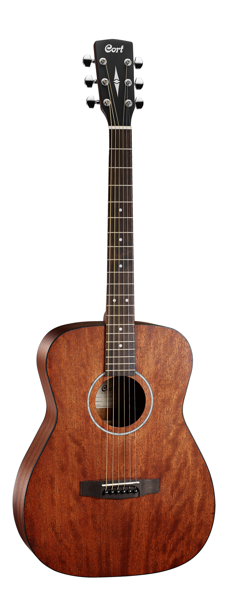 Cort AF510M Acoustic Guitar w/Bag - Open Pore Mahogany