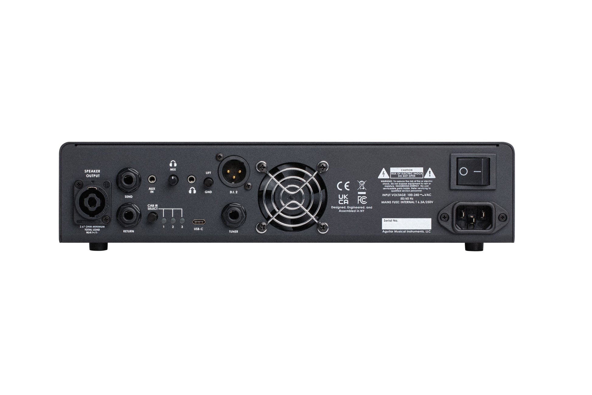 Aguitar AG-700V2 700w Bass Head V2