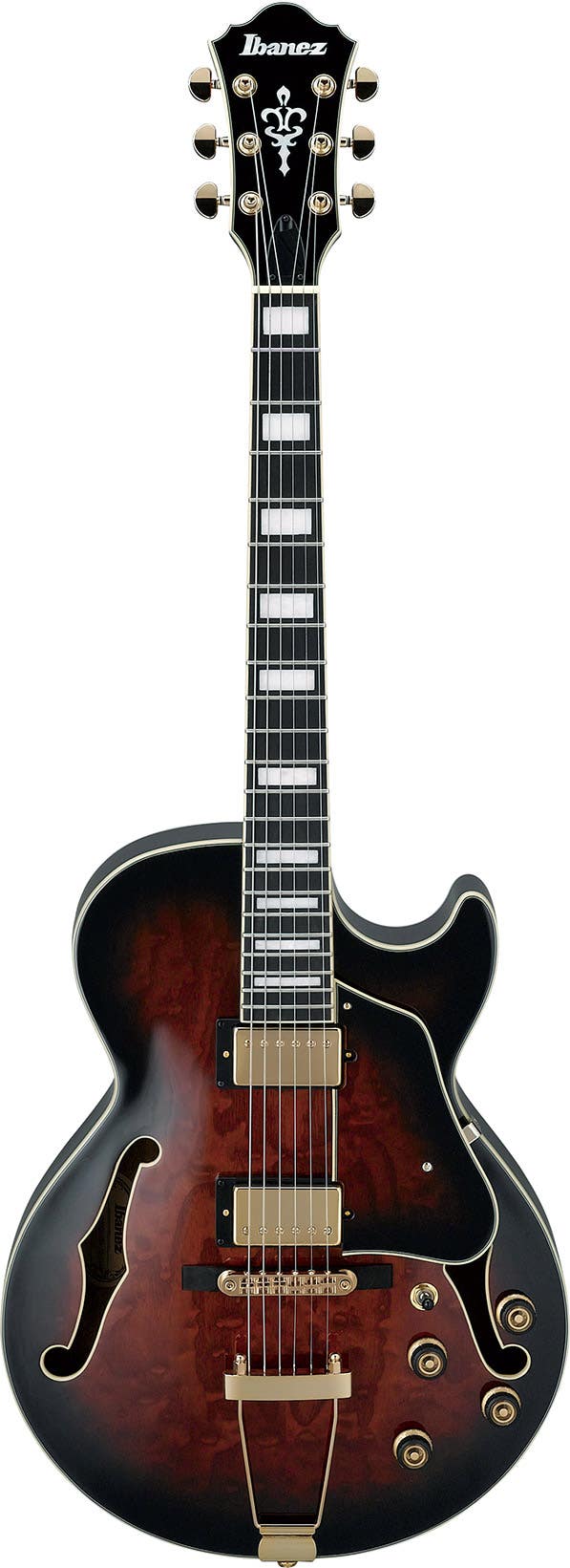 Ibanez AG95QA DBS Artcore Hollowbody Guitar