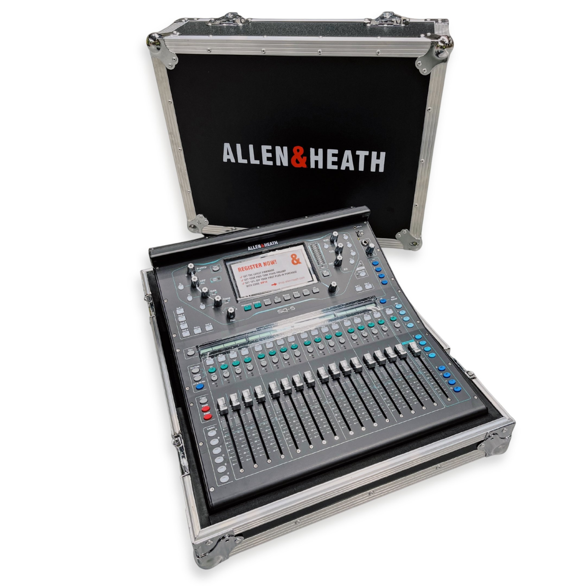 Allen and Heath SQ-5 Production Pack Inc. 48ch 96kHz Digital Mixer + SQ-5 Flight Case
