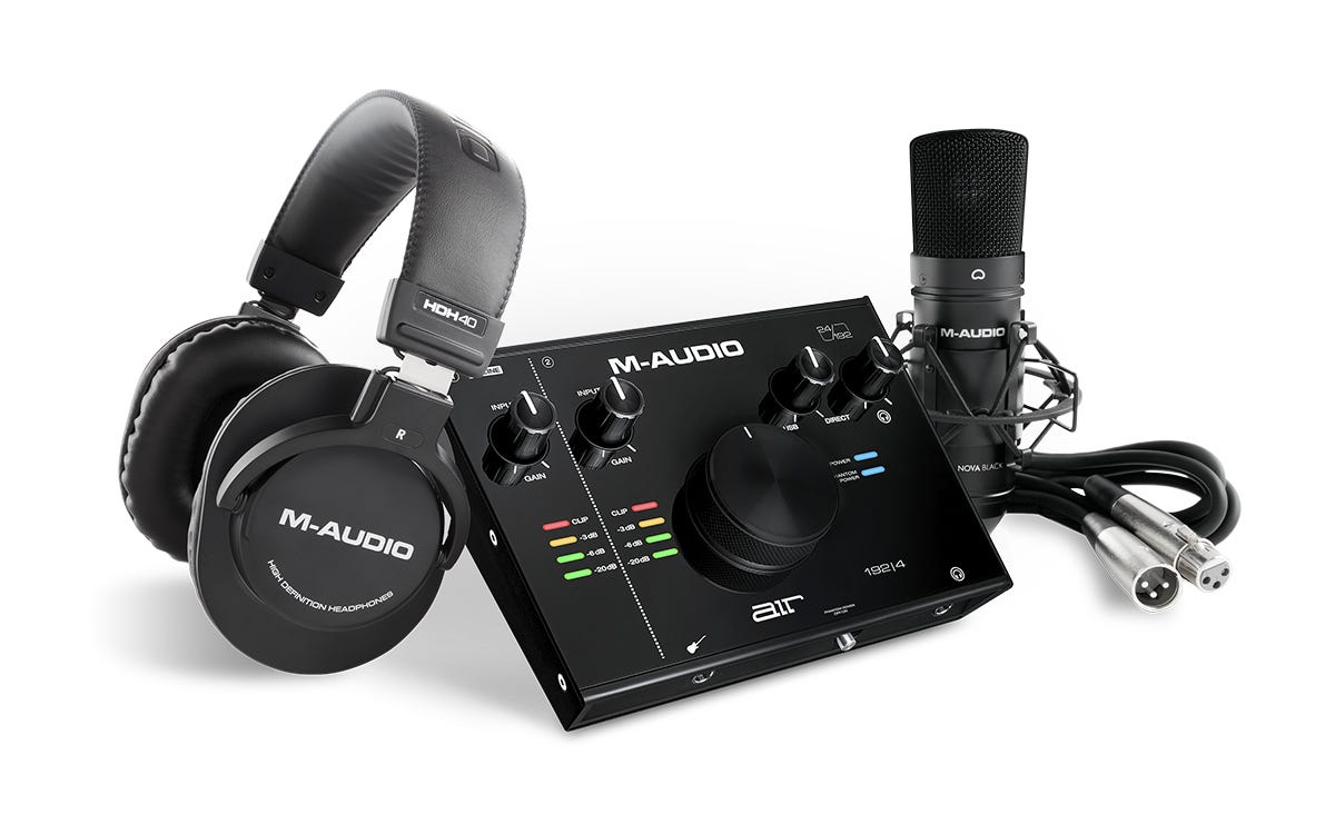 M-Audio AIR 192|4 USB Vocal Studio Pro PACKAGE