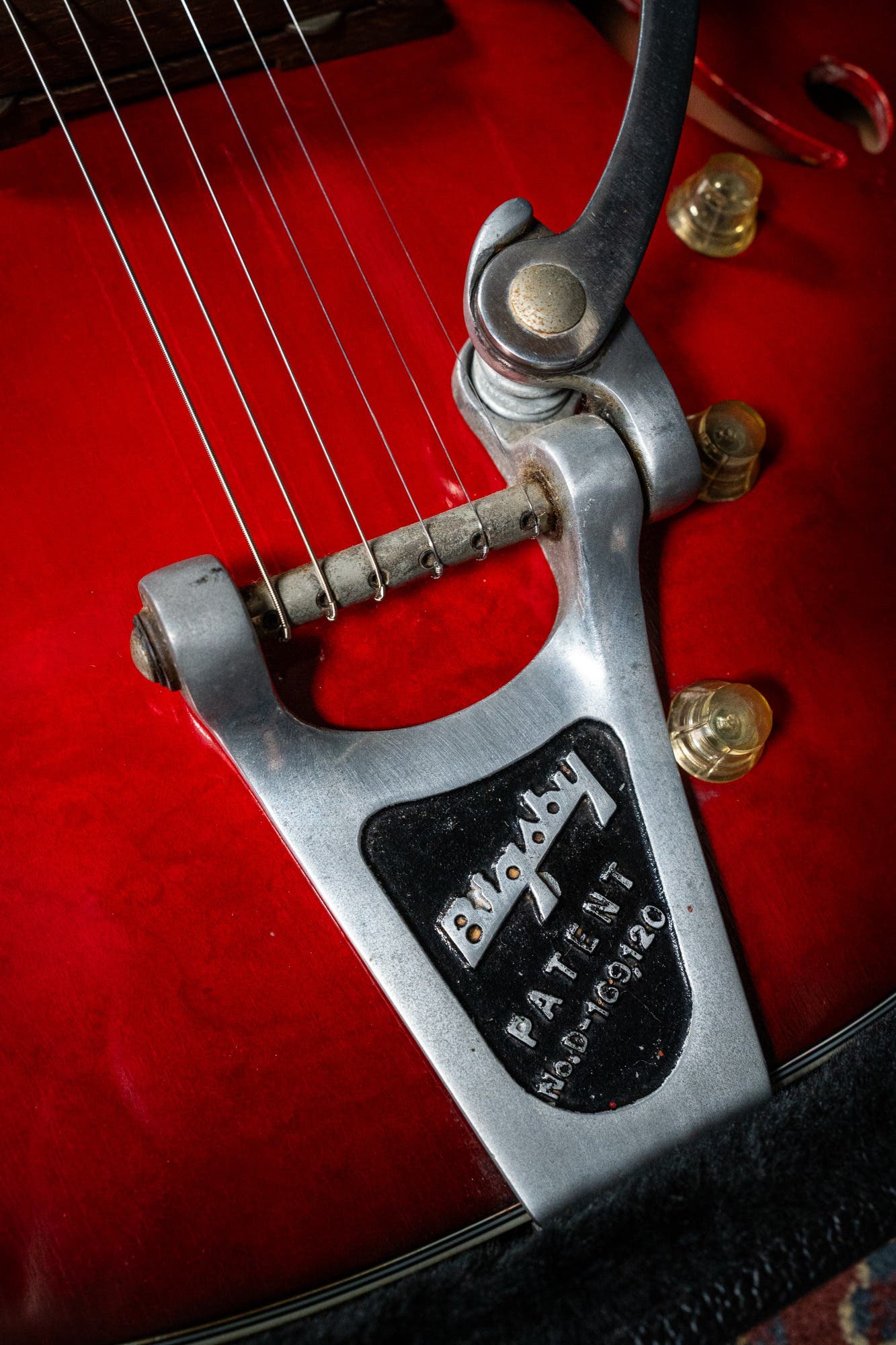 60’s Airline 7230 (Harmony H78) 3x Argyle Gold Foil Pickups & Hard Case - Pre Owned