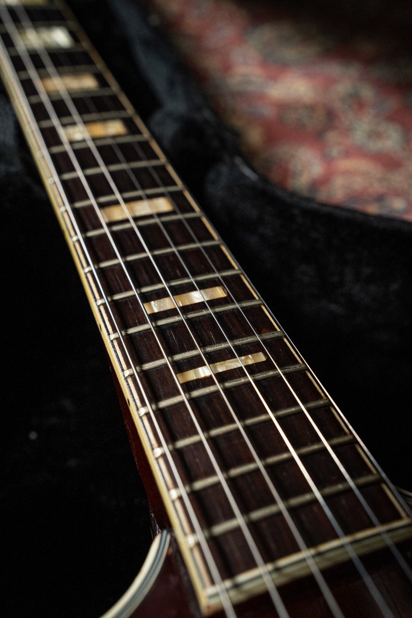 60’s Airline 7230 (Harmony H78) 3x Argyle Gold Foil Pickups & Hard Case - Pre Owned