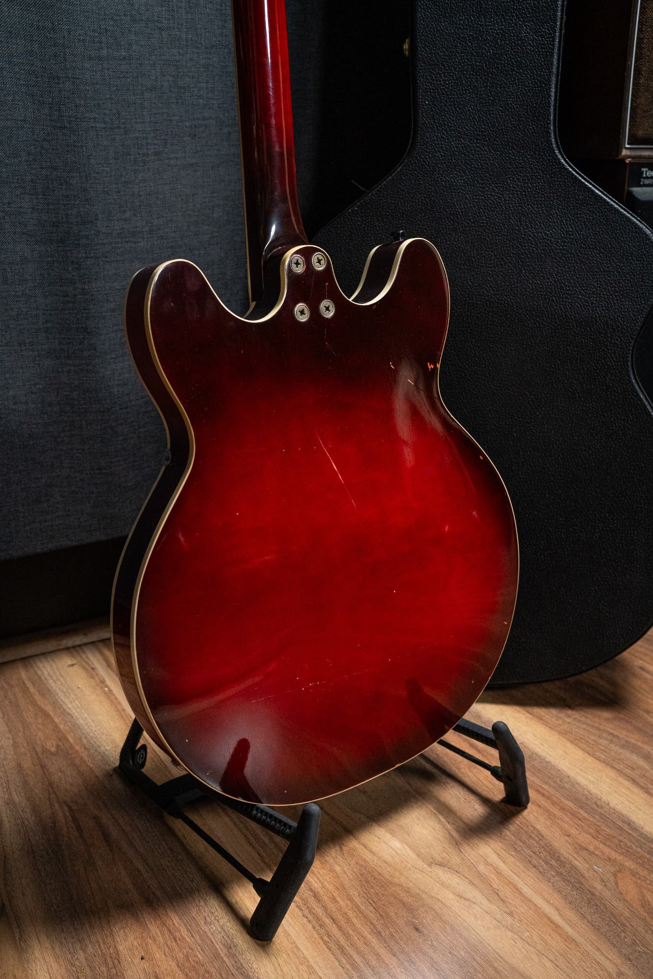 60’s Airline 7230 (Harmony H78) 3x Argyle Gold Foil Pickups & Hard Case - Pre Owned