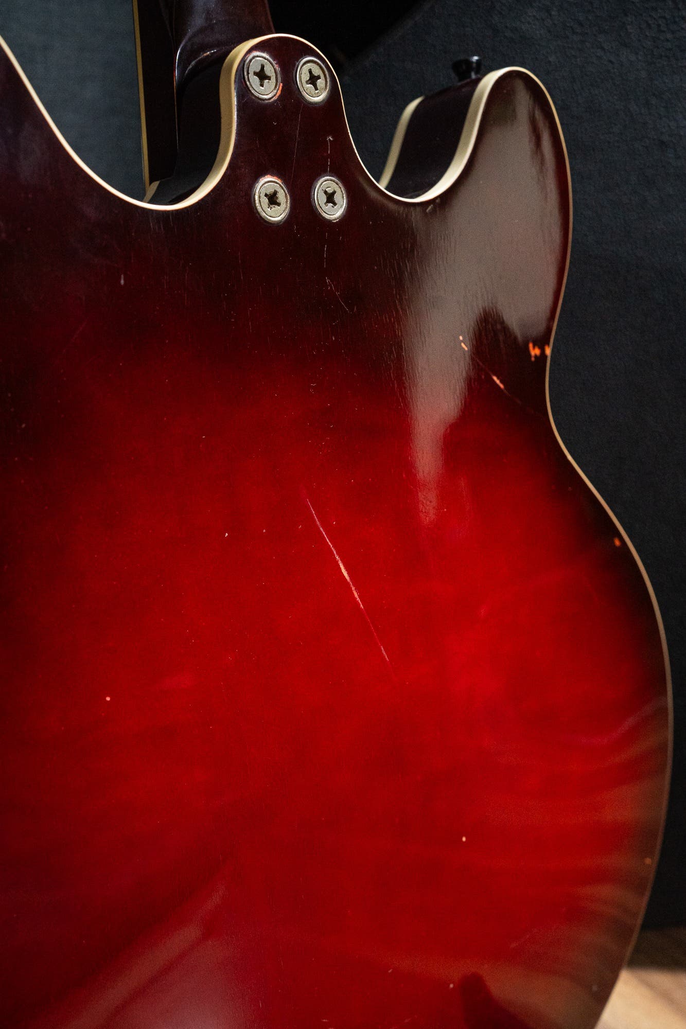 60’s Airline 7230 (Harmony H78) 3x Argyle Gold Foil Pickups & Hard Case - Pre Owned