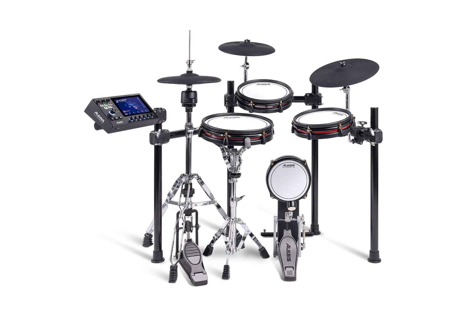 Alesis StrataClub 7pc Electronic Drum Kit w/Touch Screen Module