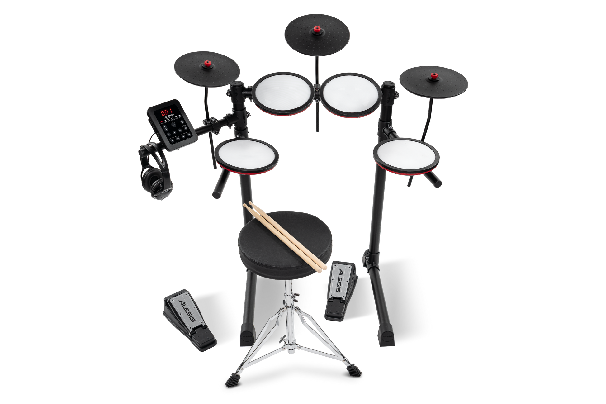 Alesis TURBOMAX 7pc Electronic Drum Kit w/Bluetooth