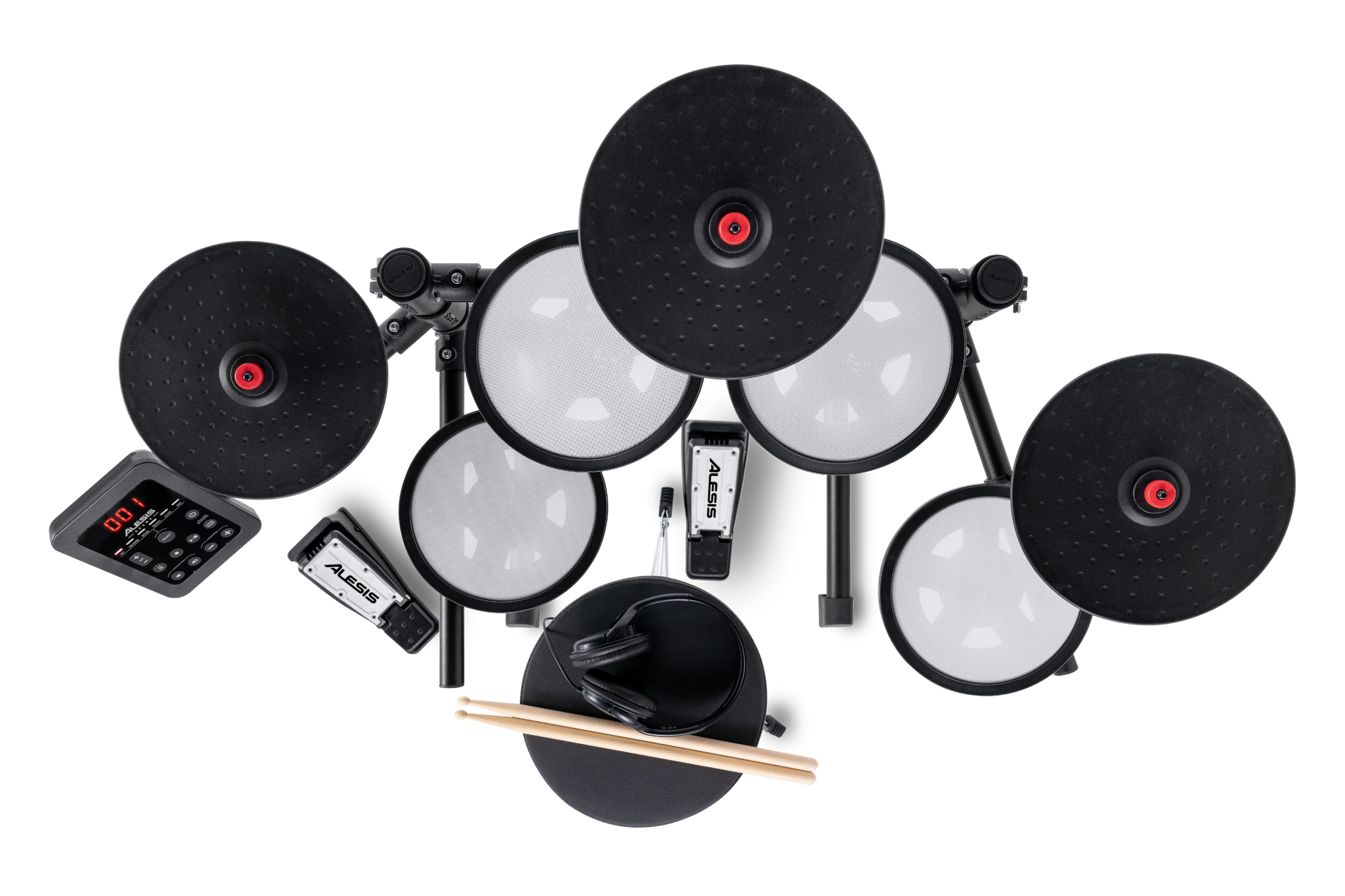 Alesis TURBOMAX 7pc Electronic Drum Kit w/Bluetooth