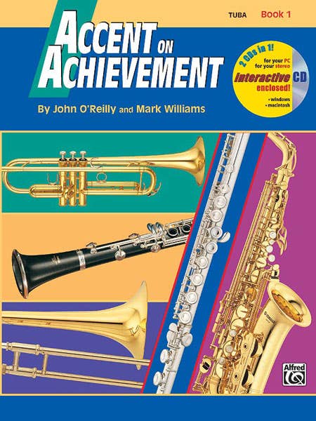 ACCENT ON ACHIEVEMENT BOOK 1 TUBA / OREILLY WILLIAMS (ALFRED)