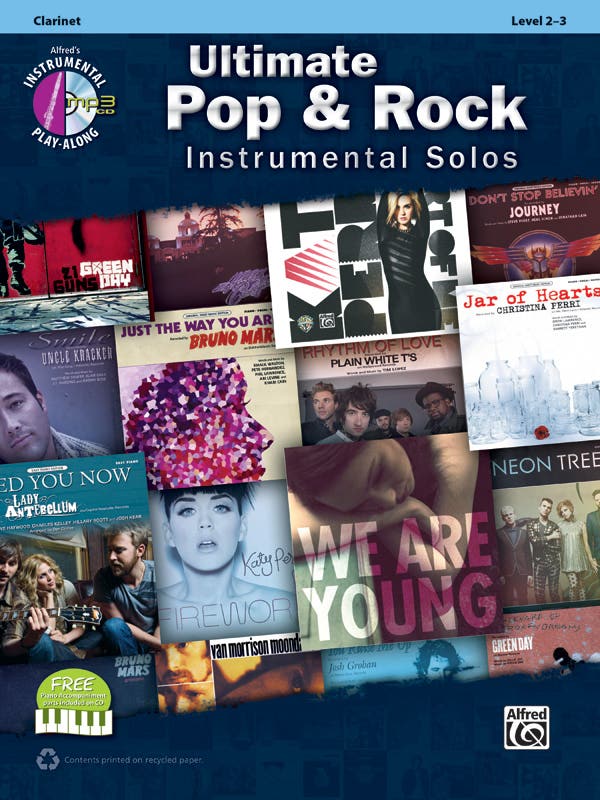 Ultimate Pop & Rock Instrumental Solos Cl Bk/Cd