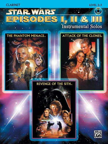 Star Wars Episode 1/2/3 Clarinet Solos Bk/Cd