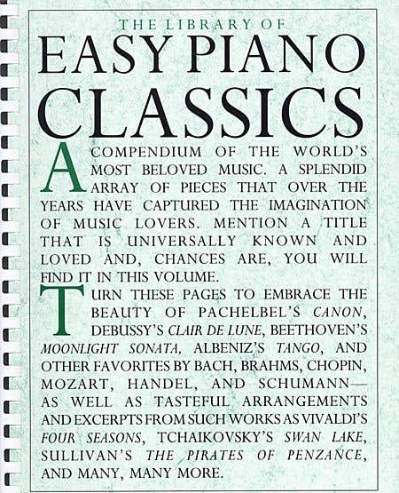 Library Of Easy Piano Classics
