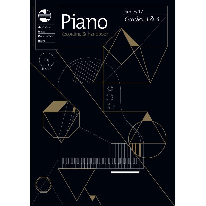 Ameb Piano Grade 3 To 4 Series 17 Cd/Handbook