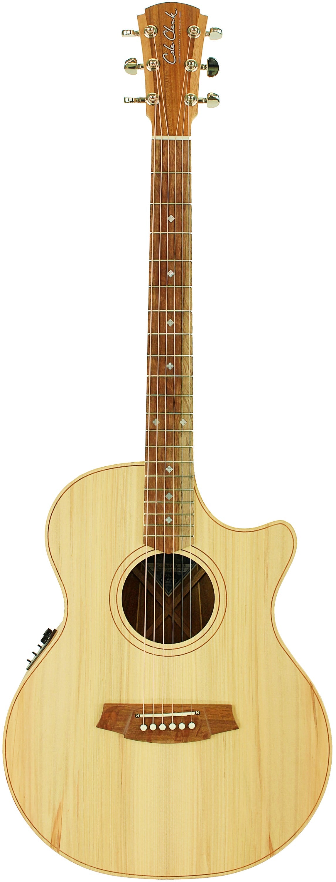 Cole Clark CCAN2EC-BB Acoustic Electric Guitar w/Case - Bunya/Blackwood