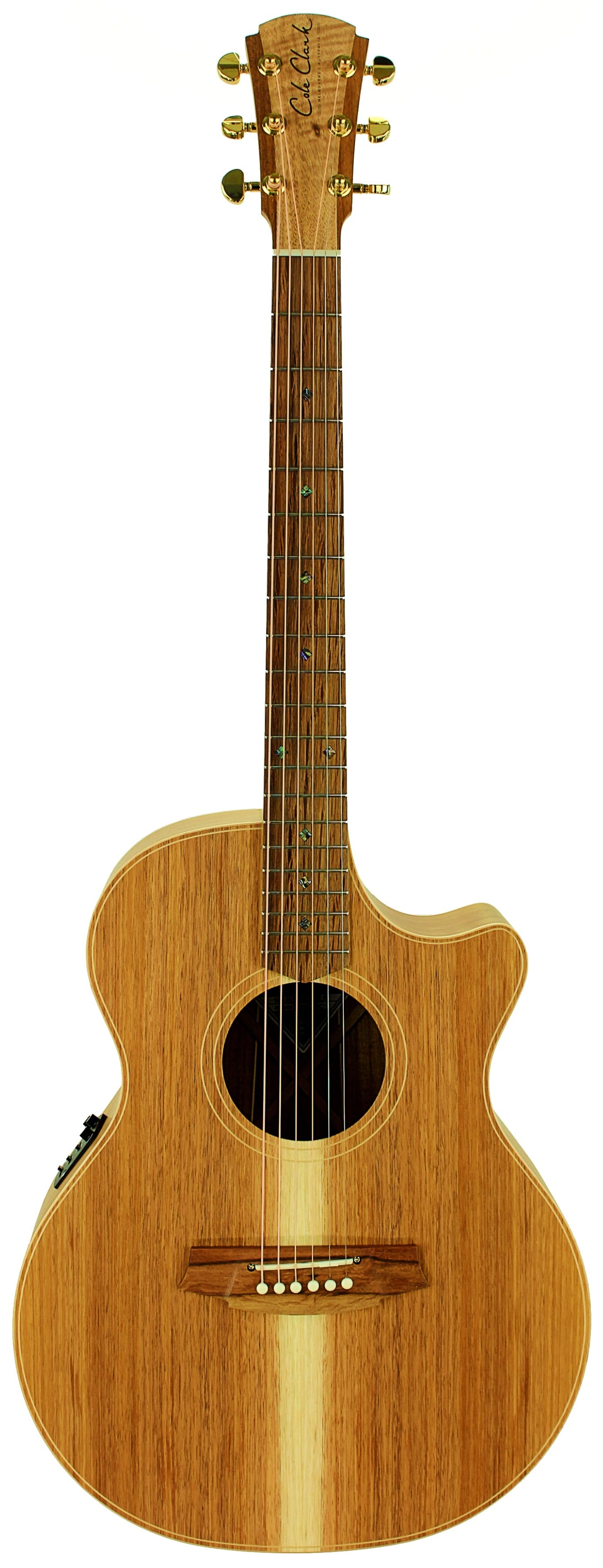 Cole Clark CCAN2EC-BLBL Acoustic Electric Guitar w/Case - Blackwood