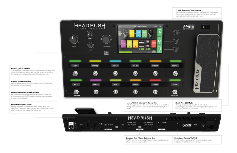 Headrush Pedalboard Guitar Effects Processor