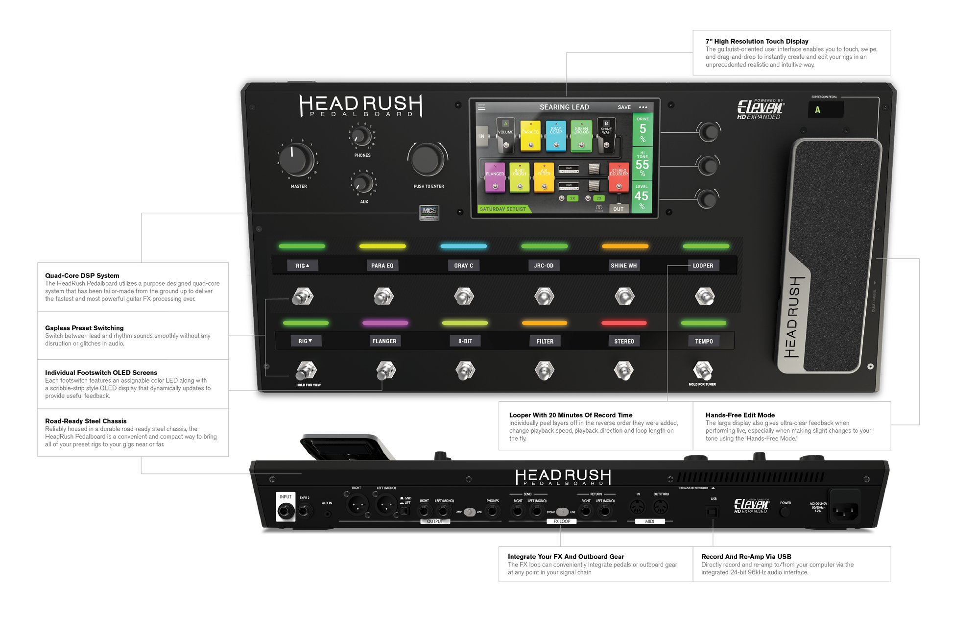 Headrush Pedalboard Guitar Effects Processor