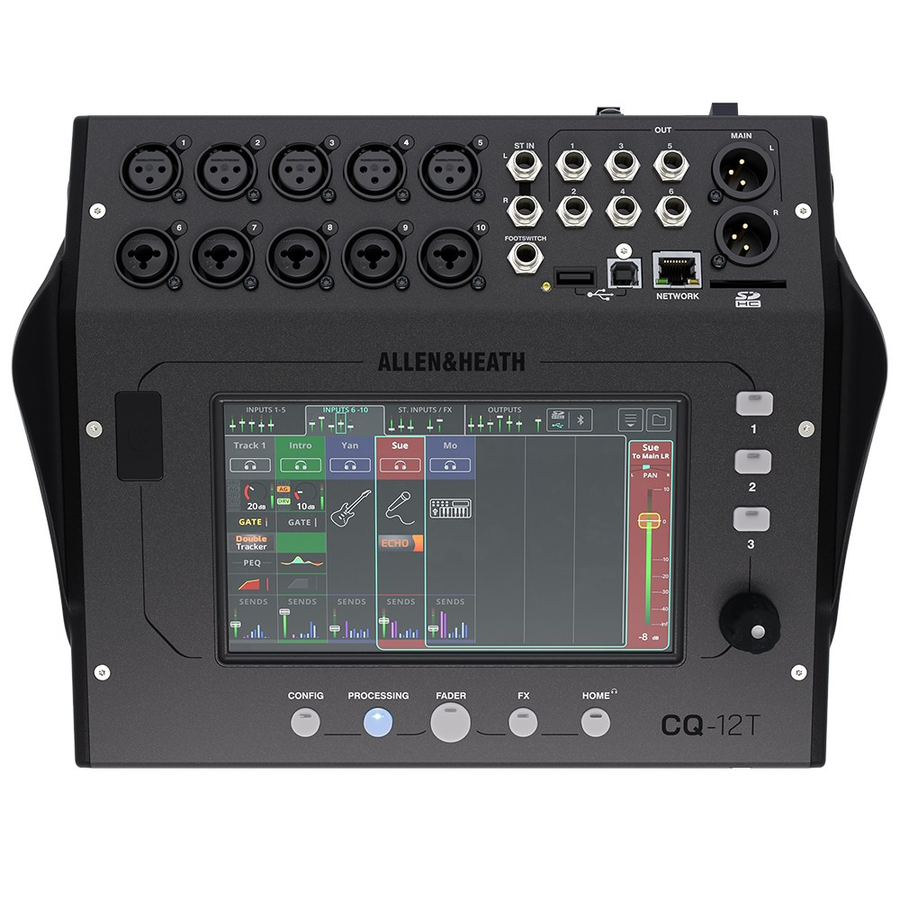 Allen and Heath CQ12T 12ch Digital Mixer w/BT + Touchscreen