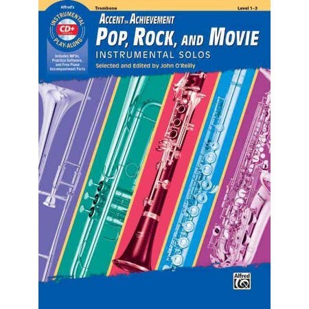 Aoa Pop Rock & Movie Solos Trombone Bk/Cd