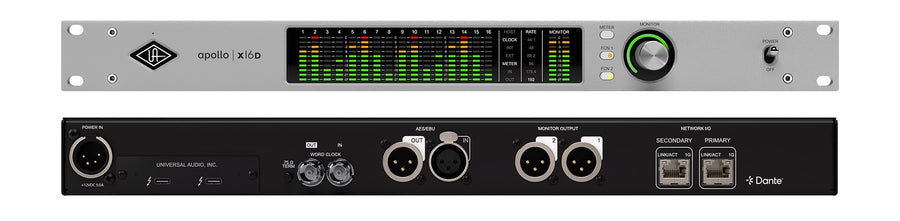 Universal Audio Apollo 16D Rack interface w/Dante Ultimate
