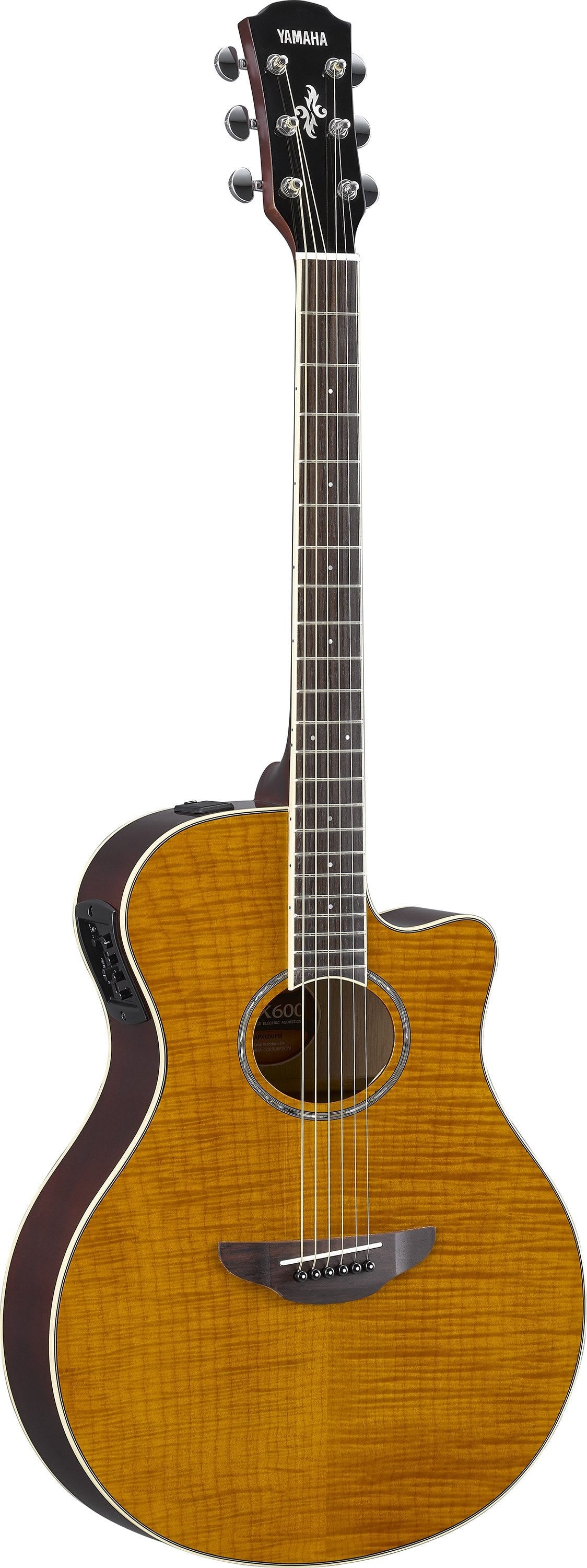 Yamaha APX600FM Acoustic Electric Guitar - Flamed Maple Amber