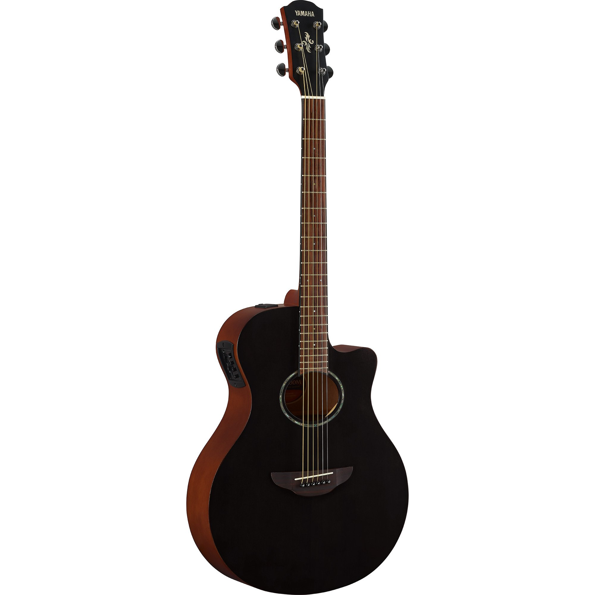 Yamaha APX600M Thinline Acoustic Electric Guitar - Matte - Smoky Black