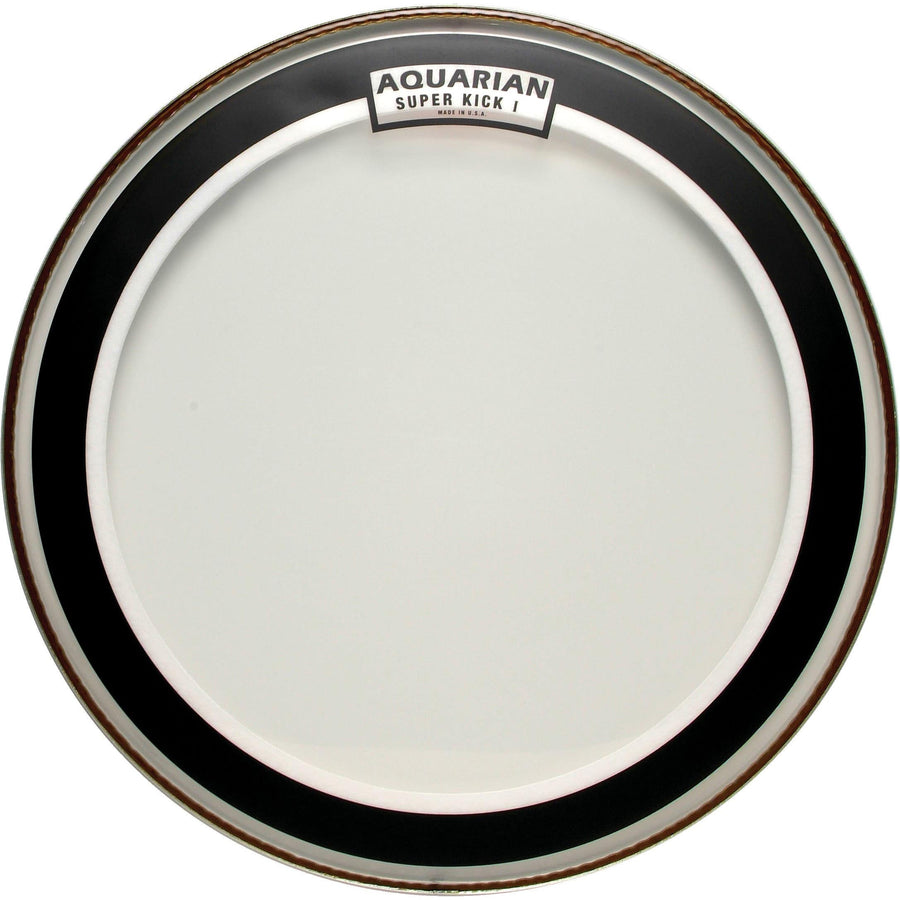 Aquarian 22 Inch Bass Drum Head Clear Single Ply Ski22 Super-Kick I