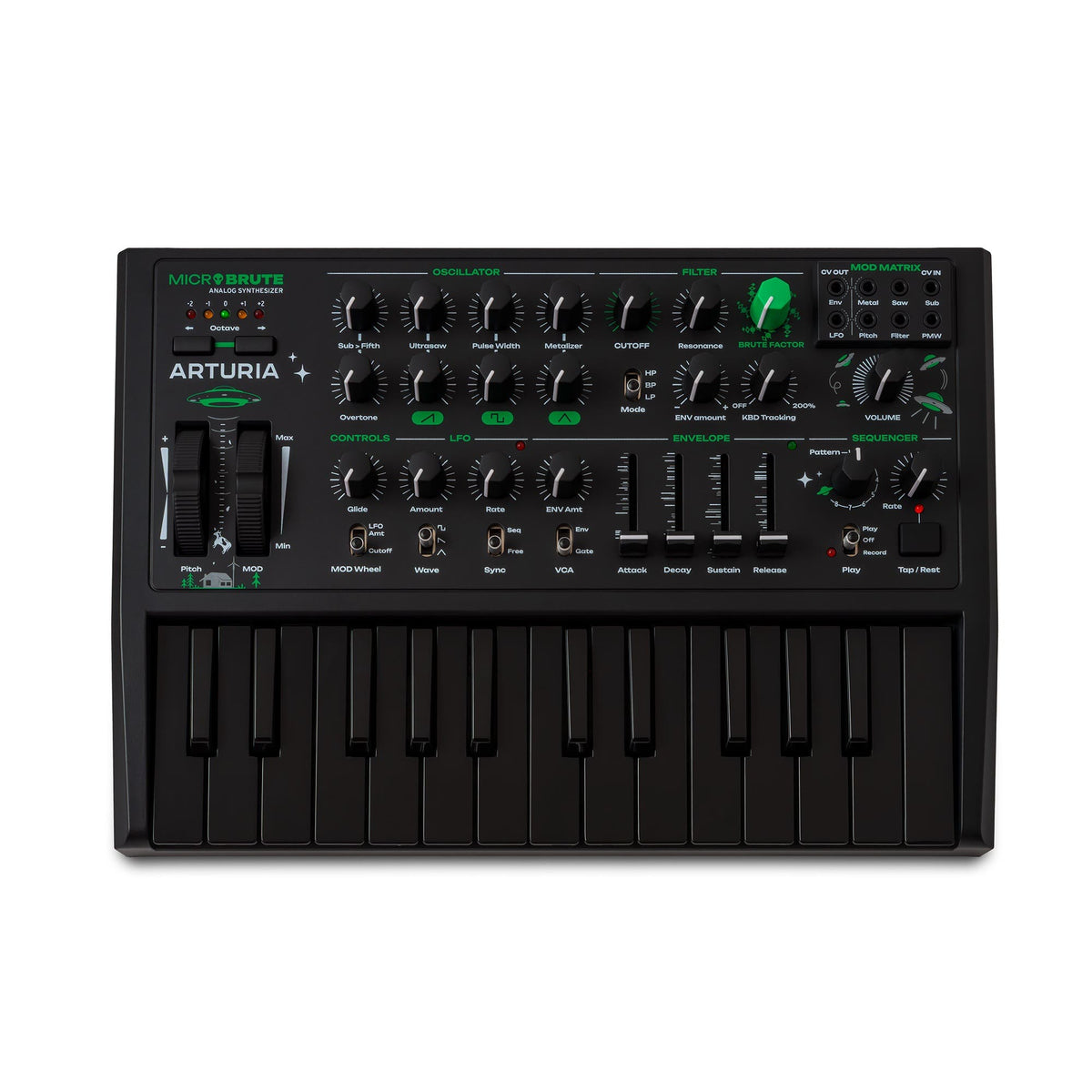 Arturia MicroBrute UFO Limited Edition Analog Synth