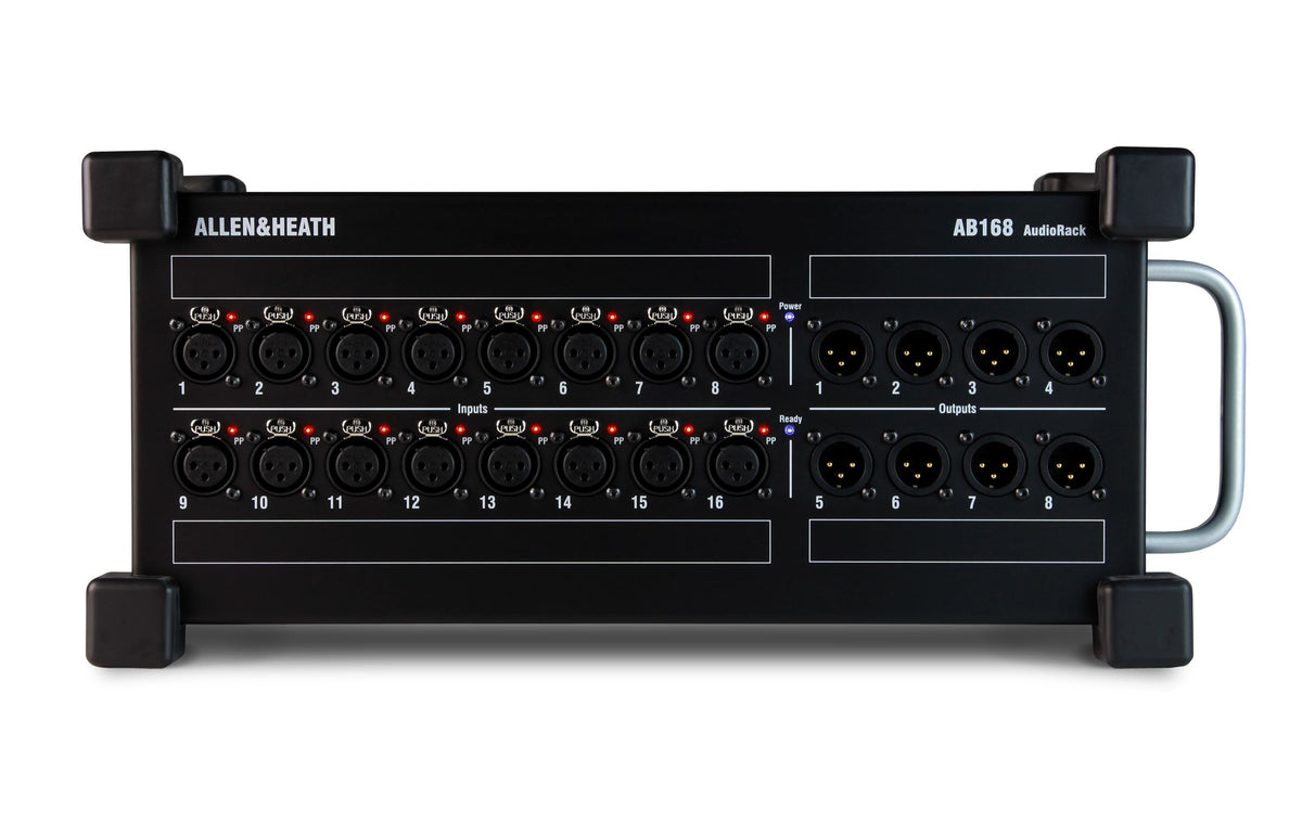 Allen & Heath AB168 - 16 XLR Input / 8 XLR Output Portable AudioRack