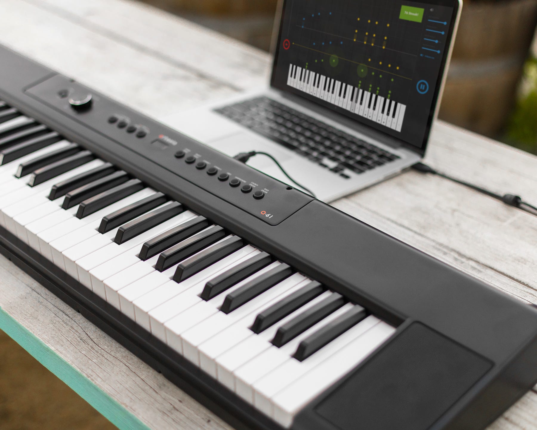 Artesia Pro A-61 BK 61-note Portable Digital Piano - Black