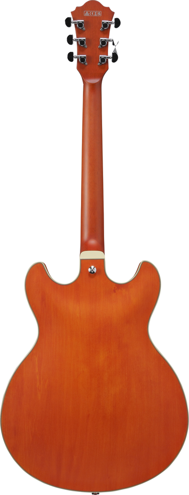 Ibanez AS73T Electric Guitar - Transparent Tangerine Flat