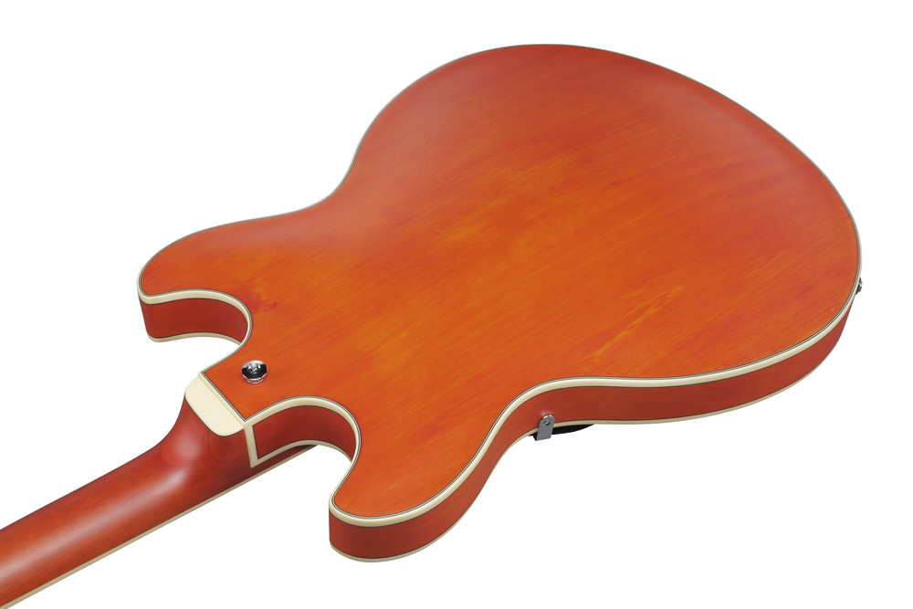 Ibanez AS73T Electric Guitar - Transparent Tangerine Flat