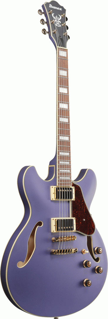 Ibanez AS73G Artcore Guitar - Metallic Purple Flat