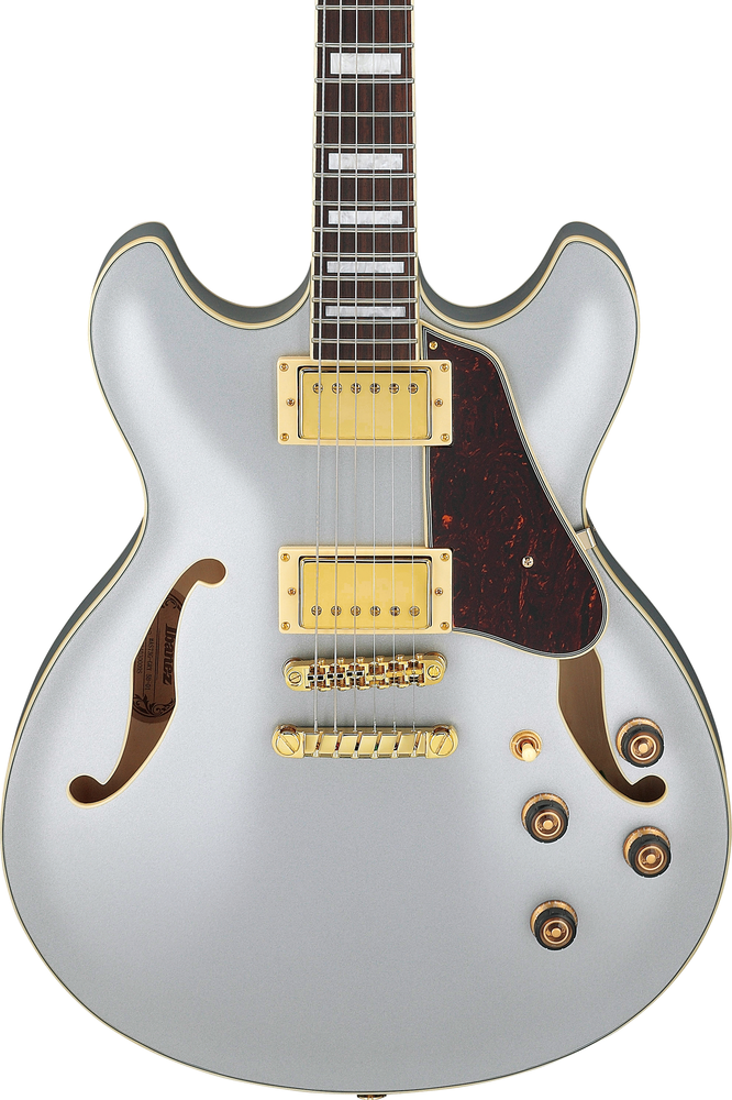 Ibanez AS73G Electric Guitar - Moonstone Silver Flat