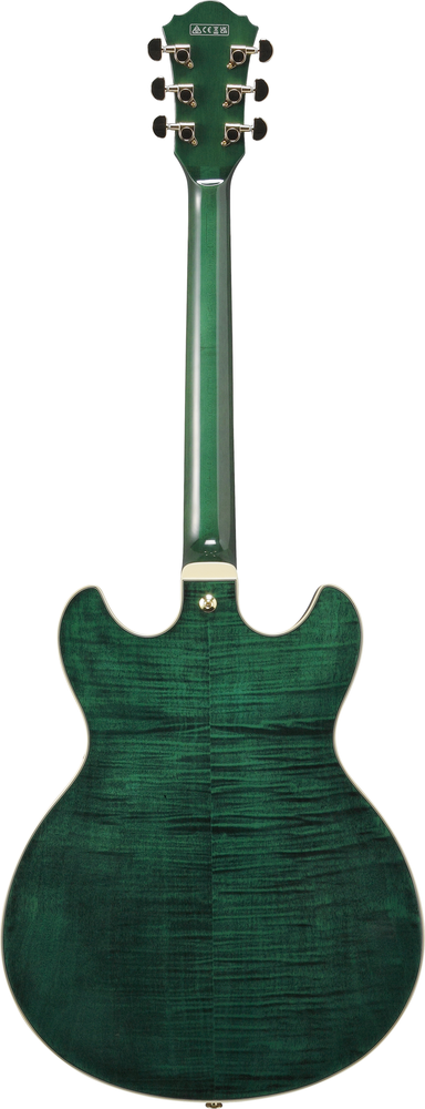 Ibanez AS93FM Electric Guitar - Transparent Moss Green