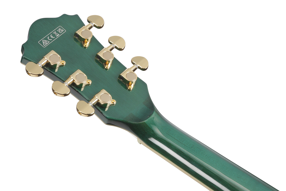 Ibanez AS93FM Electric Guitar - Transparent Moss Green