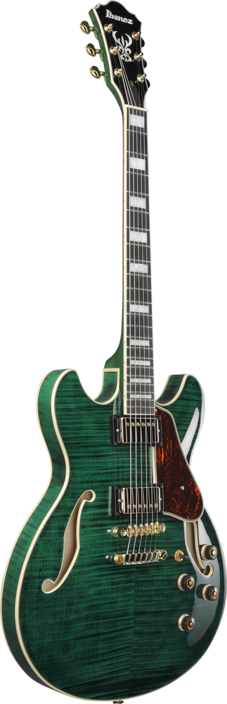 Ibanez AS93FM Electric Guitar - Transparent Moss Green