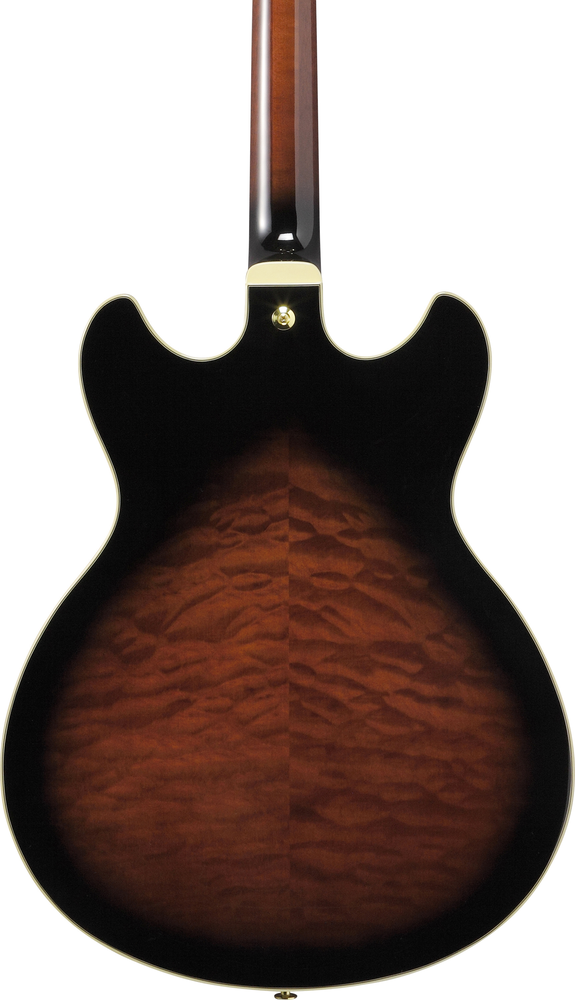 Ibanez AS93QMSP Electric Guitar - Dark Brown Sunburst