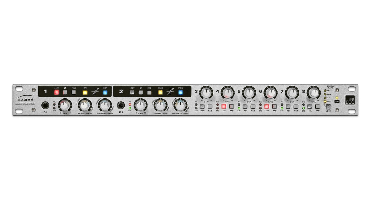 Audient ASP800 8-Channel Mic Preamp