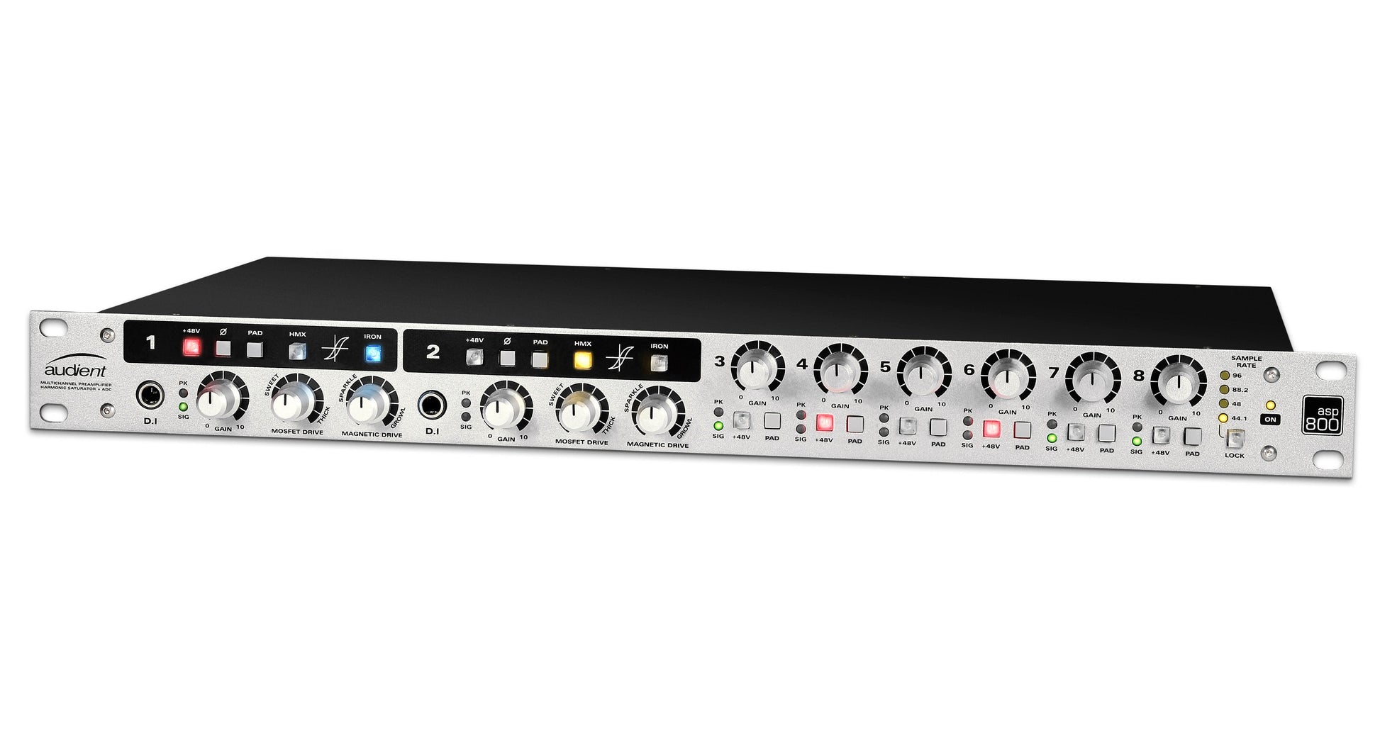 Audient ASP800 8-Channel Mic Preamp