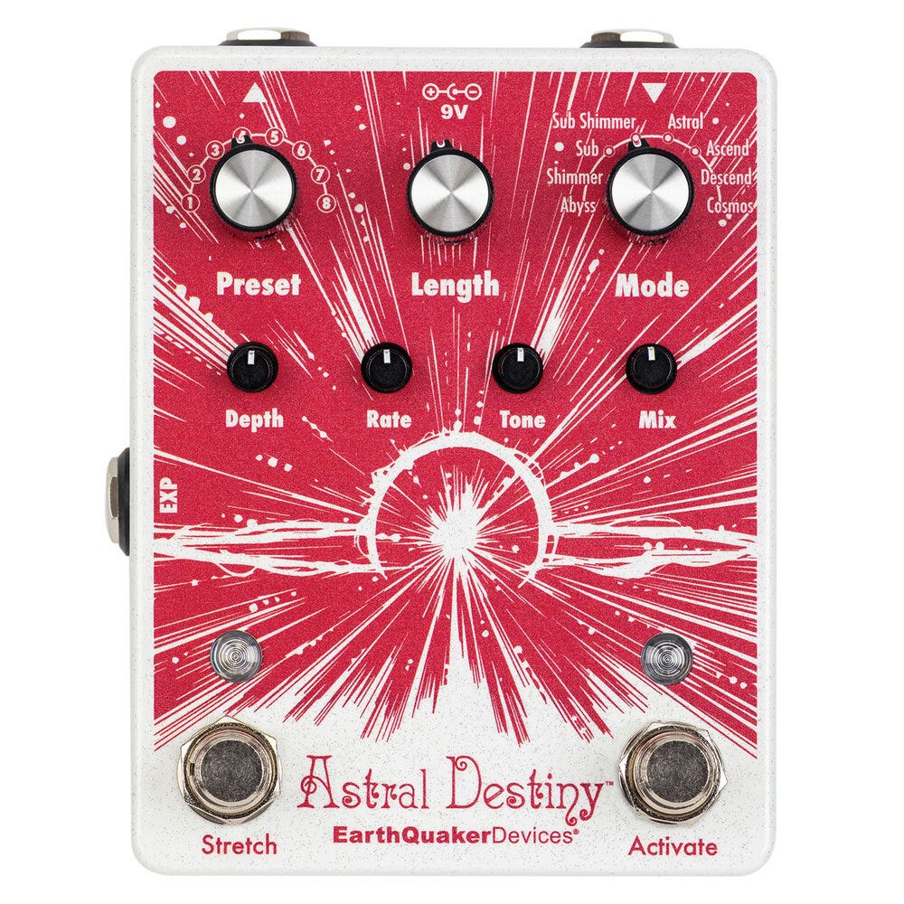 Earthquaker Devices Astral Destiny Modulated Octave Reverb Pedal