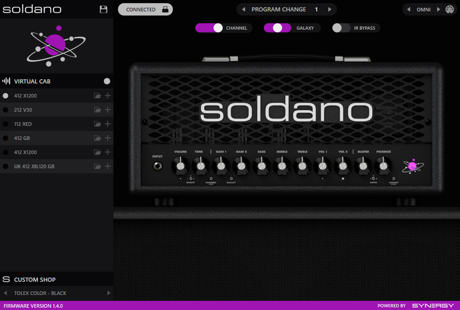 Soldano Astro-20 3ch 20w Tube Guitar Head