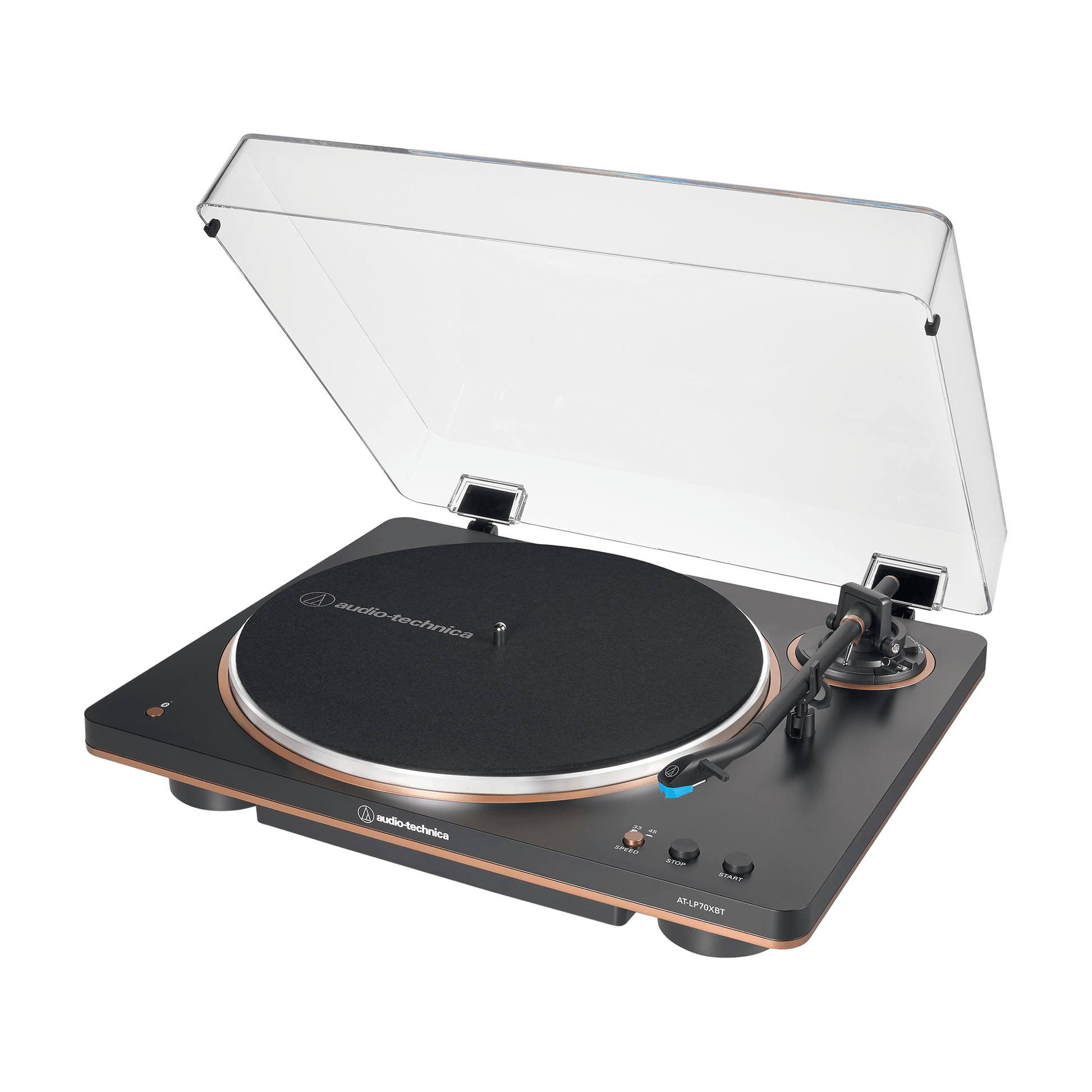Audio Technica LP70X-BT BZ Fully Automatic Belt-Drive Stereo Turntable w/Bluetooth - Black / Bronze