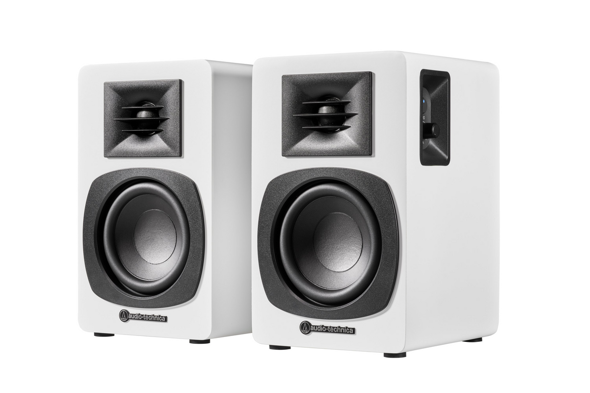 Audio Technica SP3x Compact Bookshelf Speakers - White