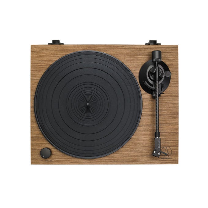 Audio Technica LPW40WN Fully Manual Belt-Drive Turntable - Walnut
