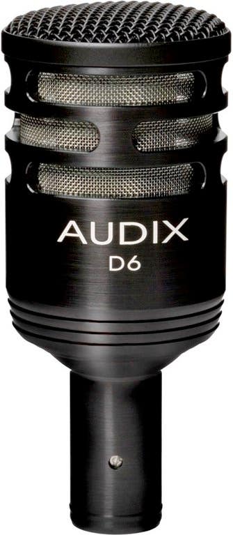 Audix ADX-D6 Prof Dynamic Bass & Kick Drum Mic for Low End