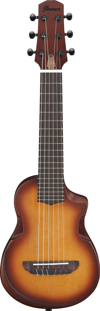 Ibanez AUP10N Ukulele w/ Bag - Open Pore Light Brown Sunburst